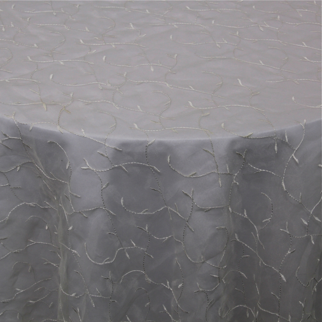 ORGANZA - EMBROIDERED IVORY